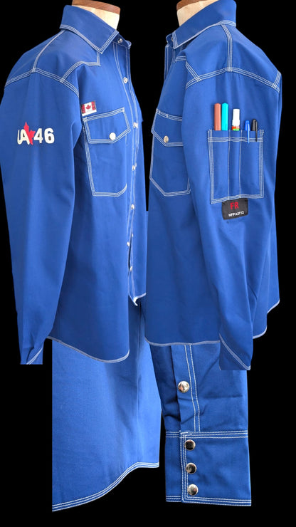 Heat-resistant men's and women's work shirts FR guaranteed