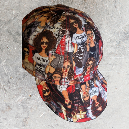 Glitter is Always Flame-Resistant Welding Cap with Stitch Detail – Durable Beanie for Welders