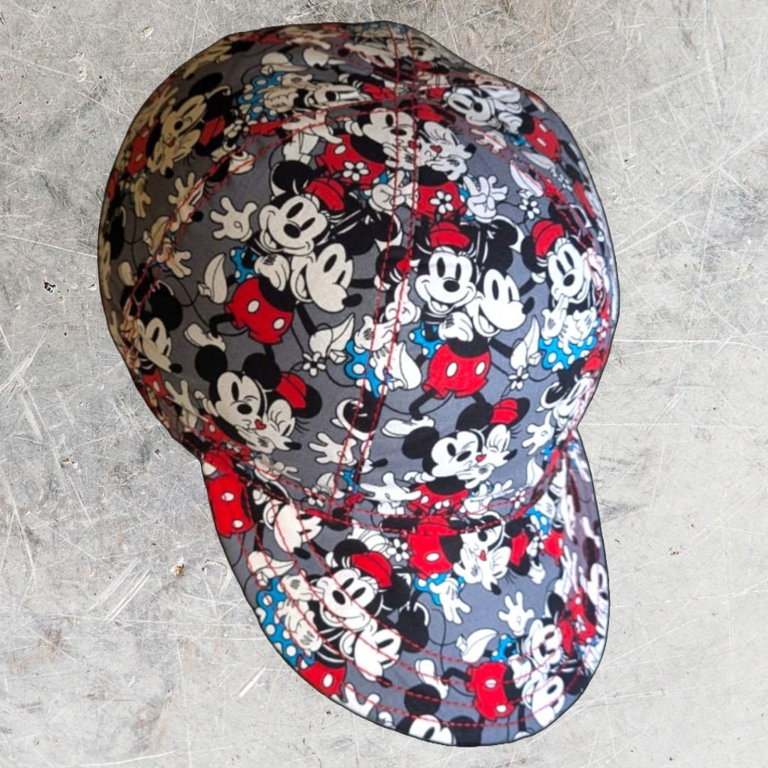 Mickey Mouse Flame-Resistant Welding Cap with Stitch Detail – Durable Beanie for Welders