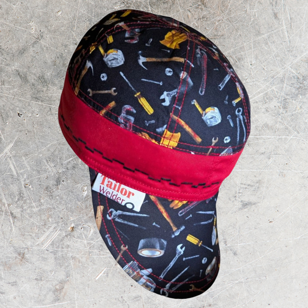 Tools Flame-Resistant Welding Cap with Stitch Detail – Durable Beanie for Welders