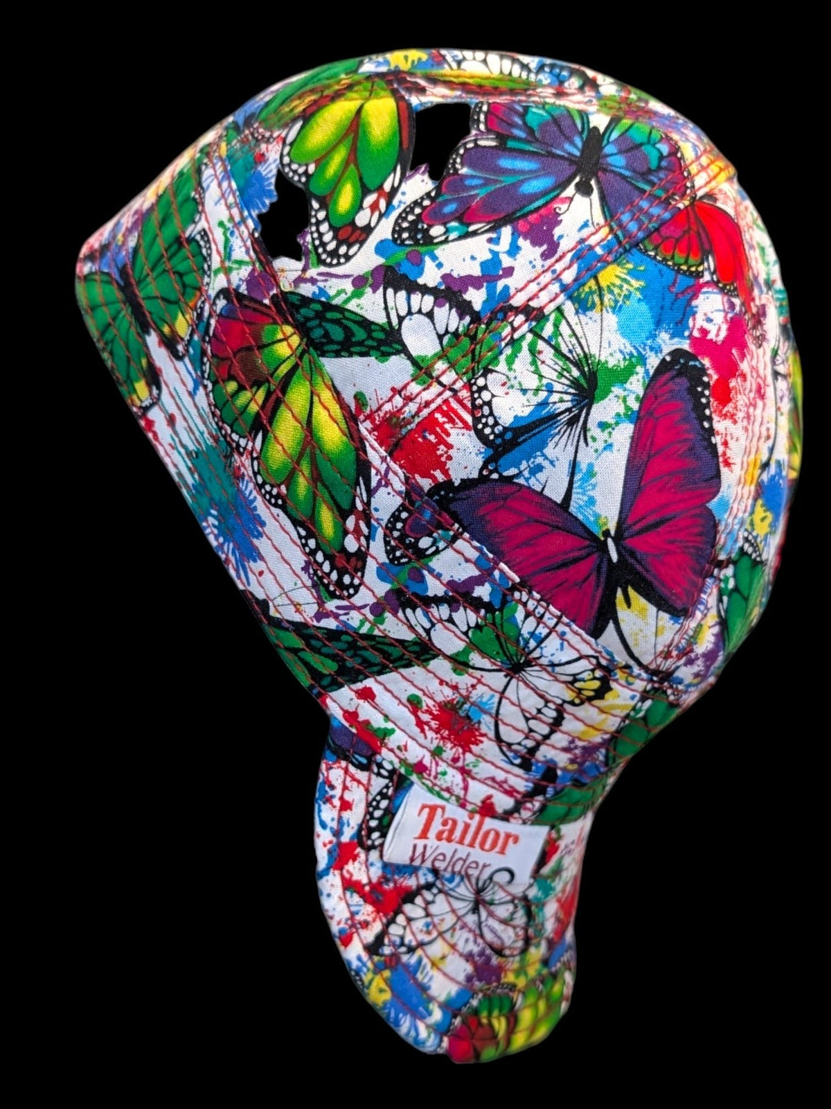 .colorful butterflies custom-made mixed pattern- Resistant Welding Cap with Stitch Detail – Durable Beanie for Welders (Copy) (Copy) (Copy) (Copy)