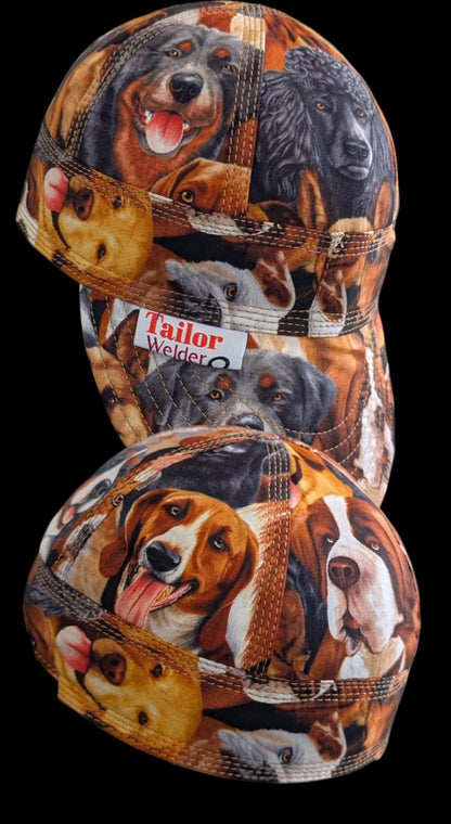 Dogs Flame-Resistant Welding Cap with Stitch Detail – Durable Beanie for Welders (Copy)