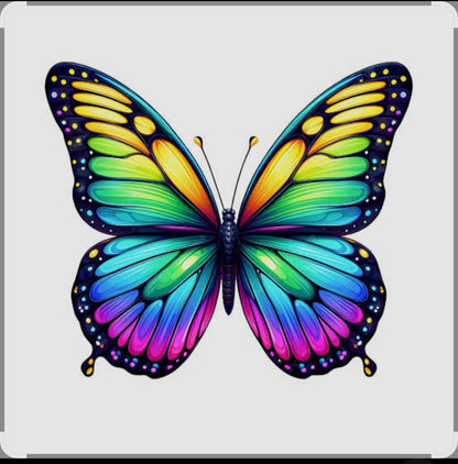 .colorful butterflies custom-made mixed pattern- Resistant Welding Cap with Stitch Detail – Durable Beanie for Welders (Copy) (Copy) (Copy) (Copy)