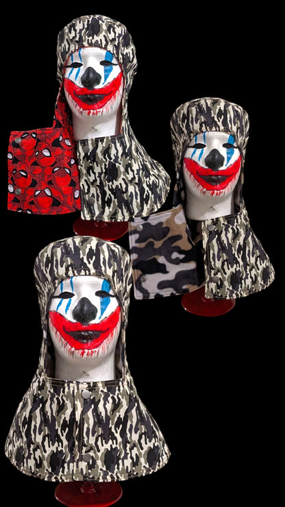 2 pieces .custom-made fully protected durable military camouflage helmets summer and winter models- Resistant Welding Cap with Stitch Detail – Durable Beanie for Welders