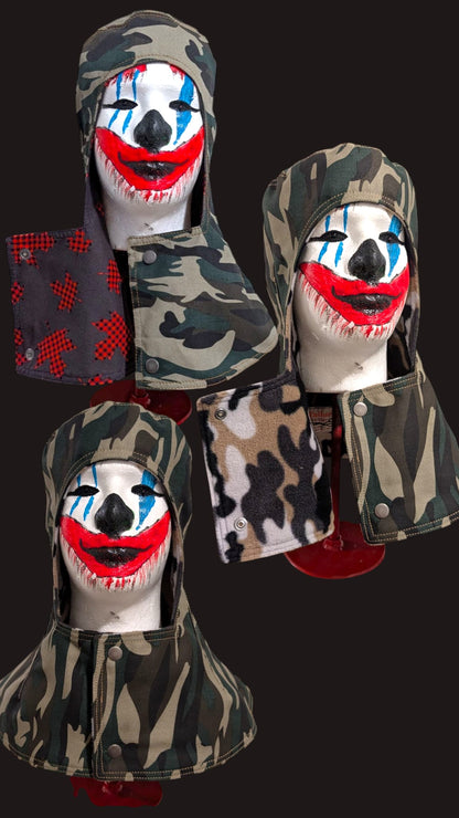 2 pieces. custom-made fully protected durable military camouflage helmets summer and winter models- Resistant Welding Cap with Stitch Detail – Durable Beanie for Welders