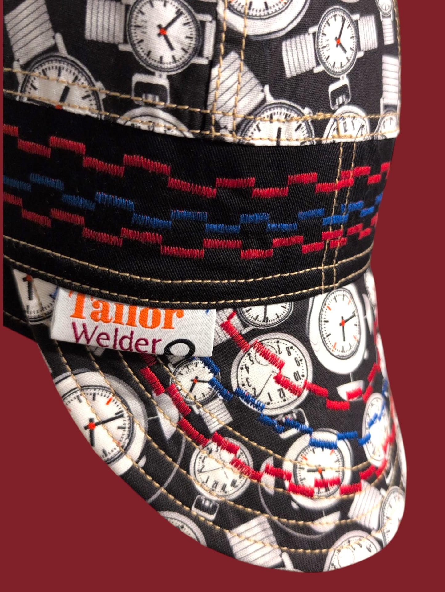 time- Resistant Welding Cap with Stitch Detail – Durable Beanie for Welder