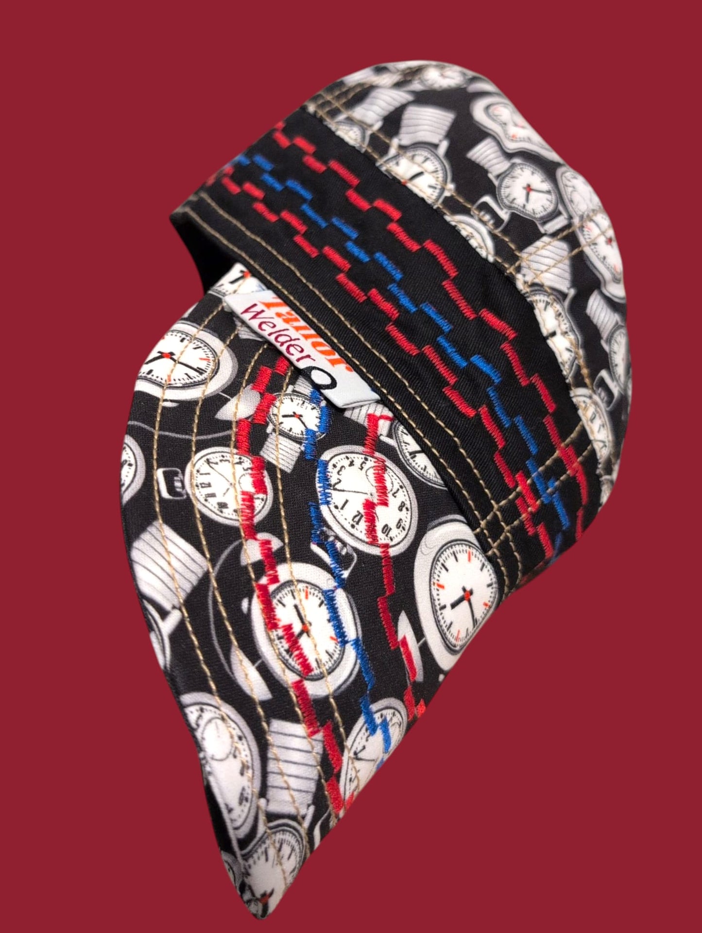 time- Resistant Welding Cap with Stitch Detail – Durable Beanie for Welder